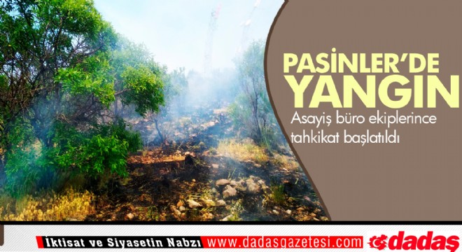  Pasinler’de yangın